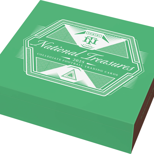 2025 Panini National Treasure Collegiate Football box image Card –