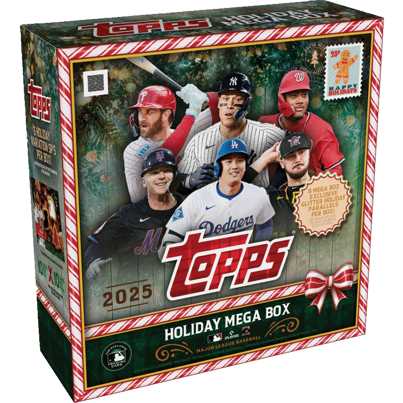 2025 Topps Holiday Baseball Mega Box Card –