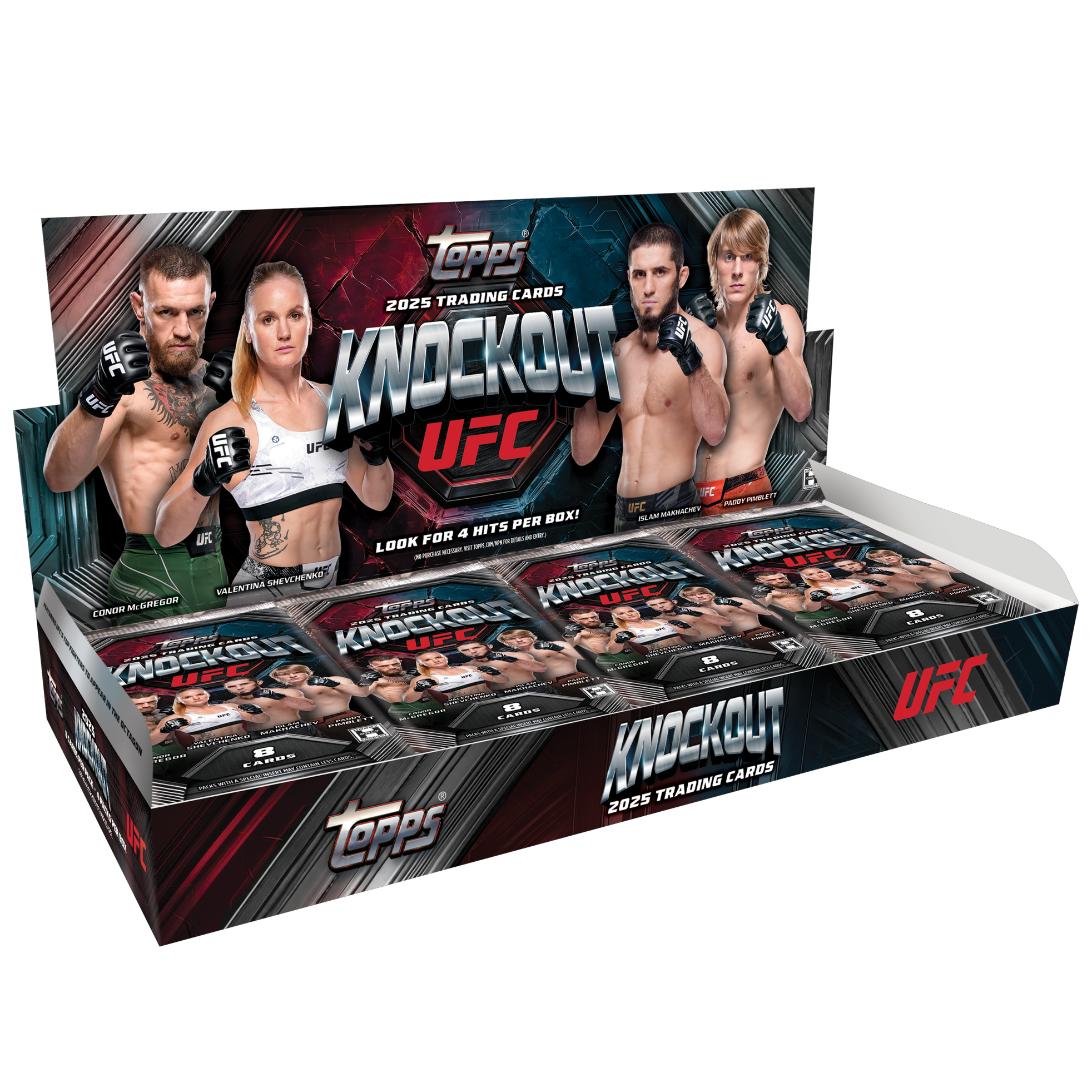 2025 Topps UFC Knockout Hobby Box Card –