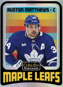 Auston Matthews Card – 2024-25 Upper Deck OPC Platinum Hockey