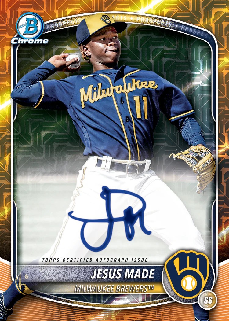 Jesus Made Orange Autograph Card –