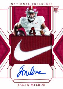 jalen milroe college materials signatures brand logo Card –