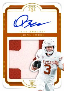 quinn ewers college silhouttes signatures gold Card –