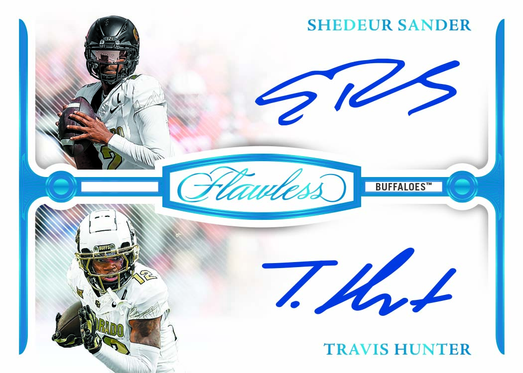 shedeur travis hunter flawless dual signatures platinum Card –