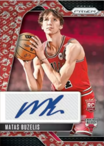 Matas Buzelis Dragon Year Rookie Signatures Card –