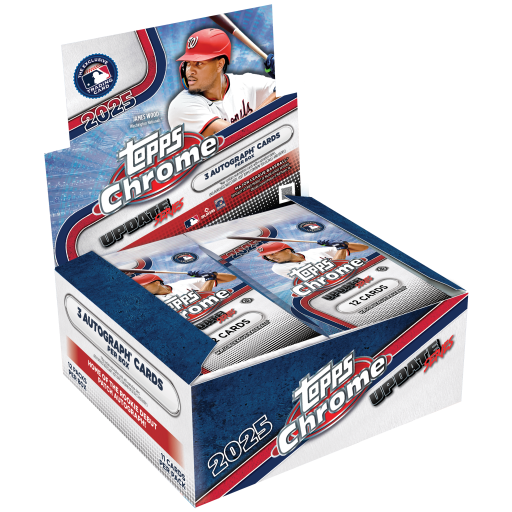 2025 Topps Chrome Update Baseball Jumbo Box Card –