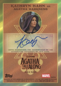Agatha All Along Autograph - 2025 Topps Chrome Marvel Studios
