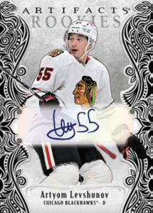 Artyom Levshunov Base Autograph Card – 2025-26 Upper Deck Artifacts Hockey