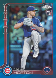 Cade Horton Blue Rookie - 2025 Topps Chrome Update Baseball