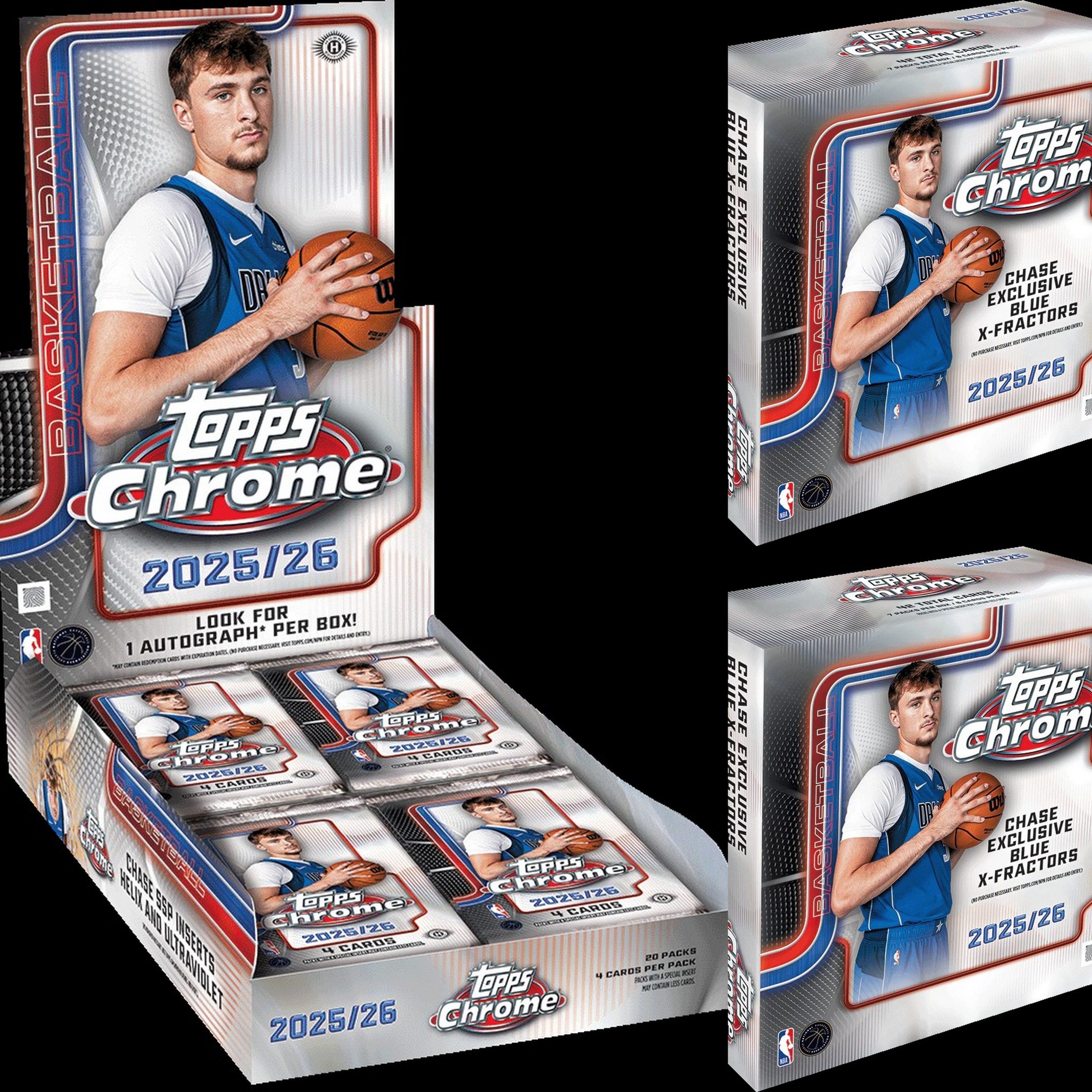 2025-26 Topps Chrome Basketball 3 Box Mixer #1 Teams - Cardsmiths