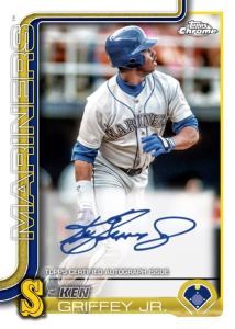 Ken Griffey Jr Legend Autograph - 2025 Topps Chrome Update Baseball