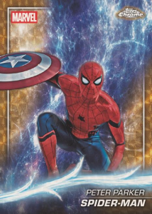 Spiderman Superfractor - 2025 Topps Chrome Marvel Studios