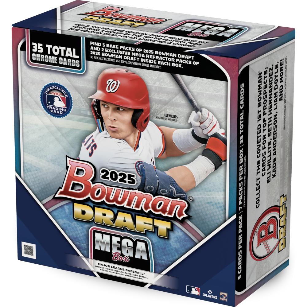 2025 Bowman Draft Baseball Mega Box Card –