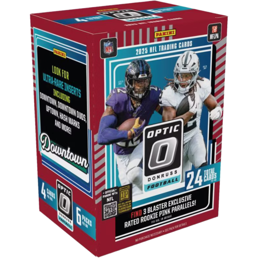 2025 Panini Donruss Optic Football Blaster Box Target Card –