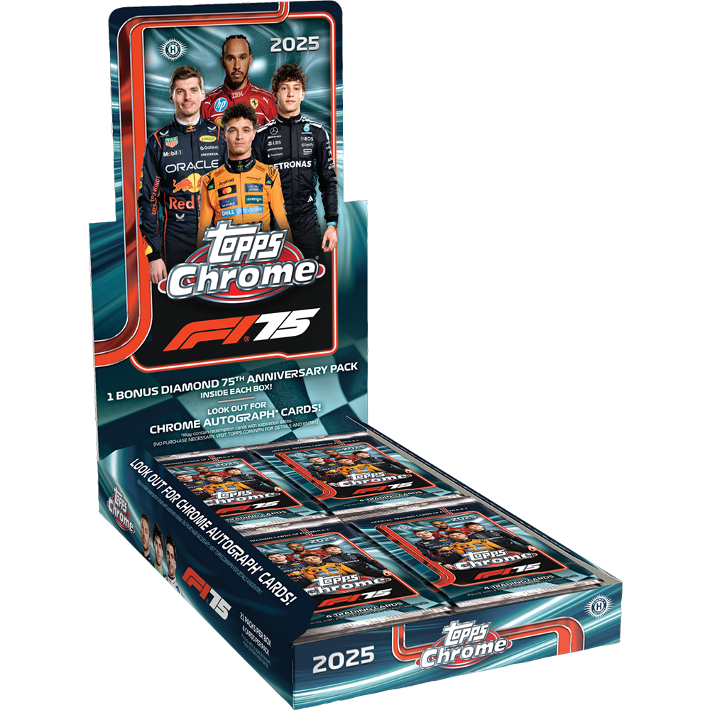 2025 Topps Chrome Formula 1 Racing Hobby Box Card –