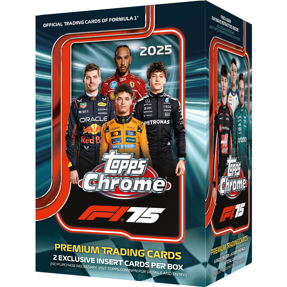 2025 Topps Chrome Formula 1 Racing Value Box Card –