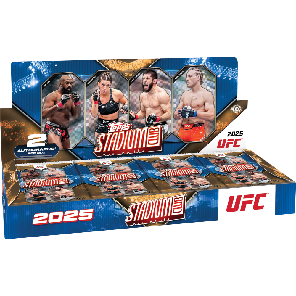 2025 Topps Chrome Stadium Club UFC Hobby Box Card –