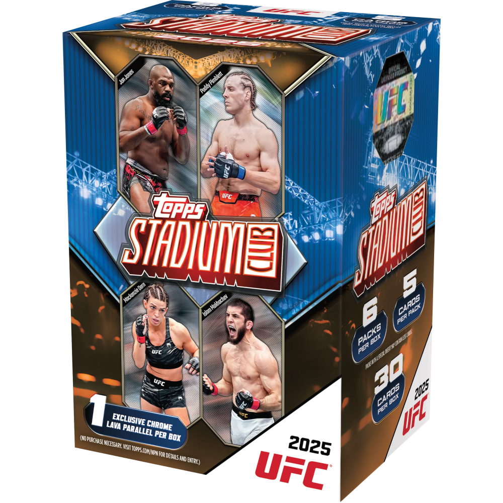 2025 Topps Chrome Stadium Club UFC Value Box Card –