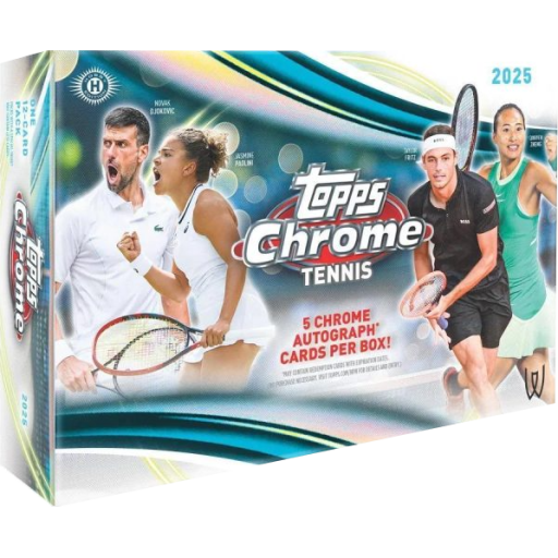 2025 Topps Chrome Tennis Hobby Breakers Delight Card –