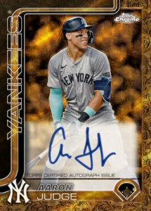 Aaron Judge Autograph - 2025 Topps Gilded Collection Baseball