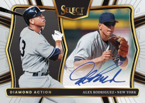 Alex Rodriguez Diamond Action Signatures - 2025 Panini Select Baseball