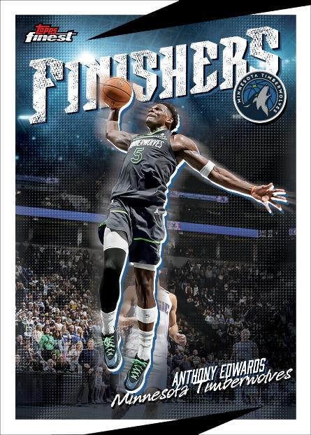 Anthony Edwards Finisher Die-Cut - 2025-26 Topps Finest Basketball