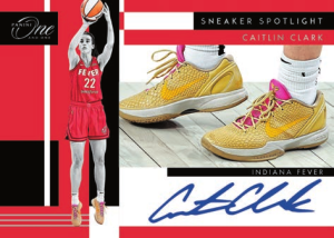 Caitlin Clark Sneaker Spotlights Signatures - 2025 Panini One & One WNBA