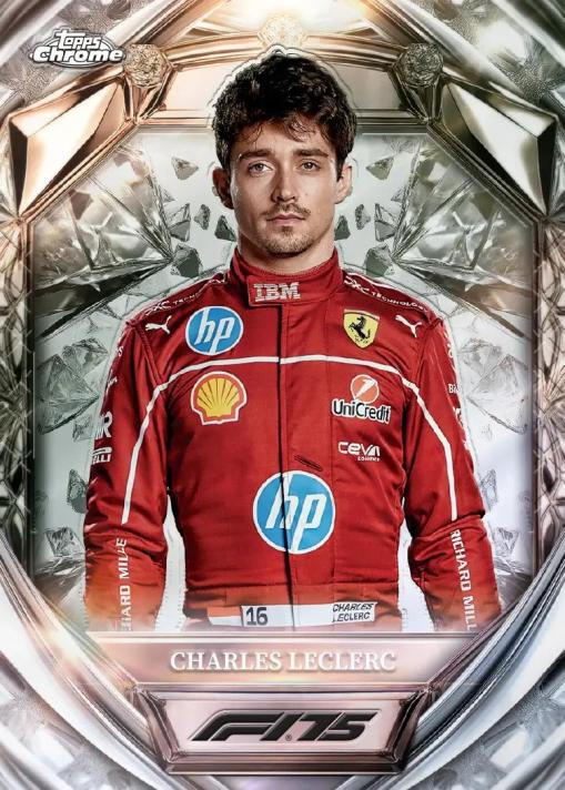 Charles Leclerc Diamond 75th Anniversary - 2025 Topps Chrome Formula 1 Racing