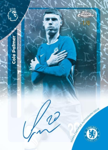 Cole Palmer Cold Battle Dual Autograph Frozenfractor - 2026 Topps Chrome Premier League Soccer