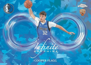 Cooper Flag Infinite Sapphire - 2025-26 Topps Chrome Basketball Sapphire