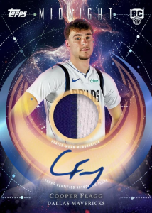 Cooper Flagg Patch Autograph - 2025-26 Topps Midnight Basketball