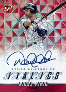 Derek Jeter Italics Autograph Card –