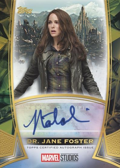 Dr. Jane Foster Treasures of Asgard Autograph Gold - 2025 Topps Marvel The Collector
