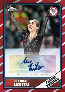 Isabeau Levito Autograph - 2026 Topps Chrome U.S. Winter Olympics