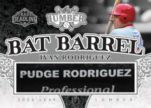 Ivan Rodriguez Bat Barrel - 2025 Leaf Lumber Baseball