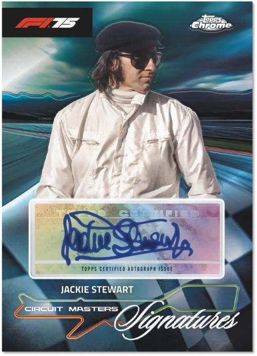 Jackie Stewart Cricut Master Signatures - 2025 Topps Chrome Formula 1 Racing