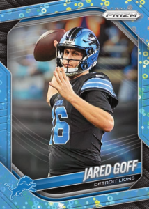Jared Goff Base Prizm No Huddle Blue - 2025 Panini Prizm Football