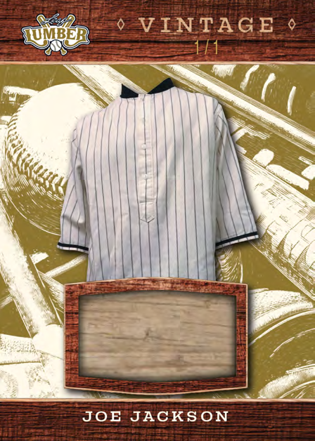 Joe Jackson Game Used Lumber Vintage - 2025 Leaf Lumber Baseball