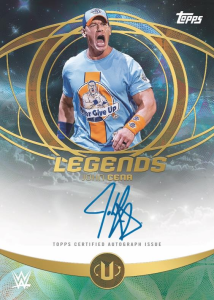 John Cena Legends Autograph Orange Warp - 2025 Topps Universe WWE