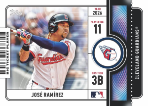 Jose Ramirez Big Ticket Player - 2026 Topps Series 1 Baseball