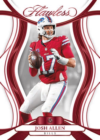 Josh Allen Base Ruby - 2025 Panini Flawless Football
