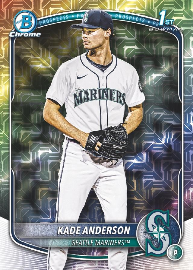 Kade Anderson Mega Refractor - 2025 Bowman Draft Baseball Mega Box