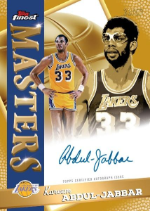 Kareem Abdul-Jabbar Masters Autograph - 2025-26 Topps Finest Basketball