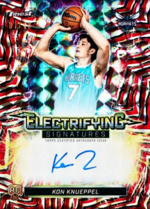 Kon Knueppel Electrifying Autograph - 2025-26 Topps Finest Basketball