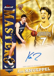 Kon Knueppel Masters Autographs - 2025-26 Topps Finest Basketball