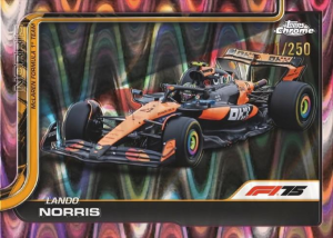 Lando Norris Base Car - 2025 Topps Chrome Formula 1 Racing