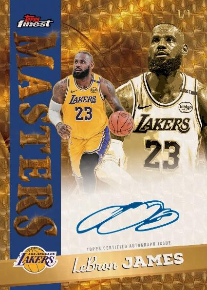 LeBron James Masters Autograph - 2025-26 Topps Finest Basketball