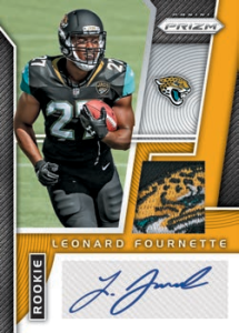 Leonard Fornette Rookie Patch Autograph - 2017 Panini Prizm Football