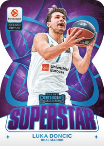 Luka Doncic Superstar Die-Cut Championship - 2025-26 Panini Contenders EuroLeague Basketball