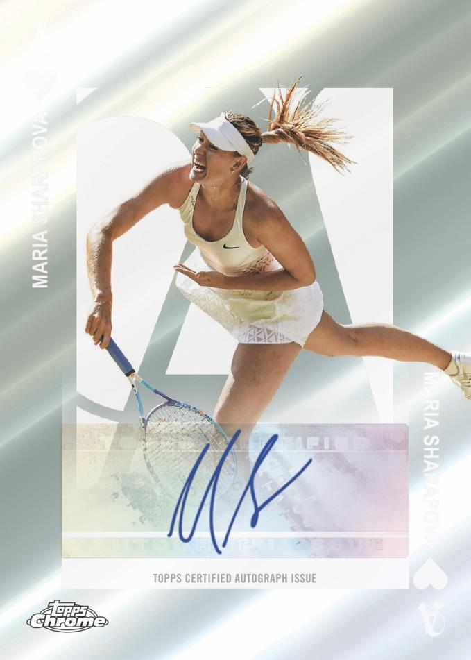Maria Sharapova Aces Autographs - 2025 Topps Chrome Tennis